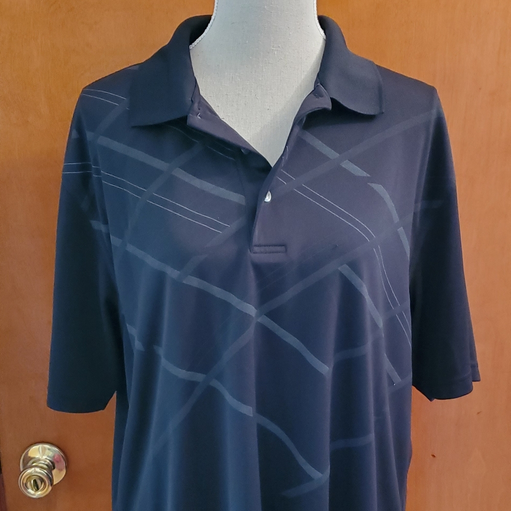 Mens Ben Hogan Black Dri-fit Golf Polo size XL